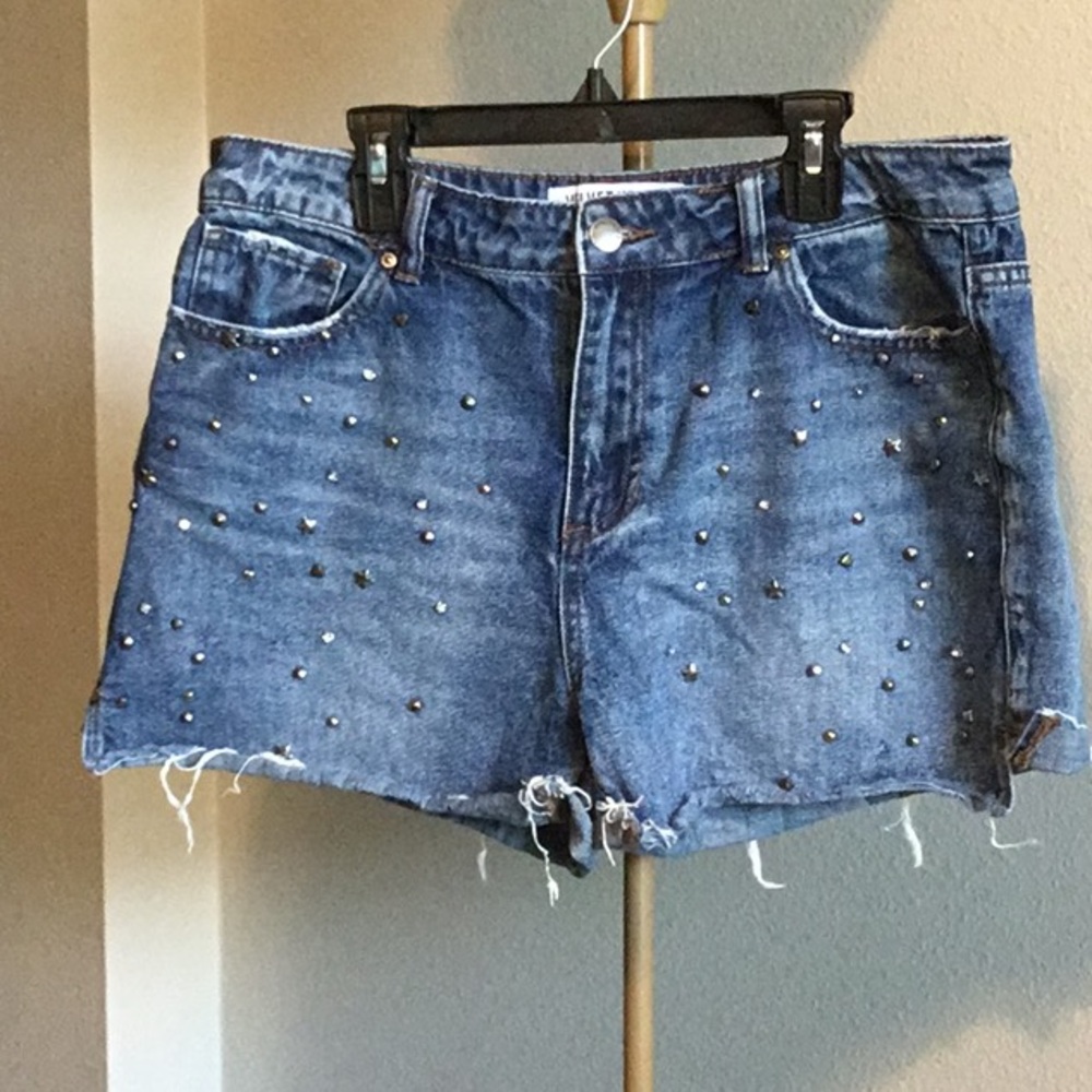 VELVET HEART  Denim Studded womens shorts